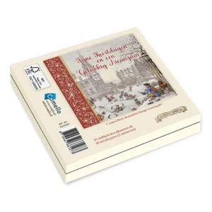 Kaarten - Kerst - Anton Pieck - Kinderen in slee/IJstafereel - 2 motieven - 10st.
