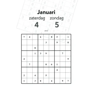 Scheurkalender - 2025 - Sudoku