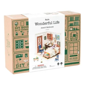 Voordeelpakket Wonderful Life – Jimmy’s Studio – Anne’s Bedroom – Mrs Charlie’s Dining Room -  Robotime Modelbouwpakket