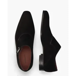 Magnanni 23872 Zwart Heren Gespschoenen