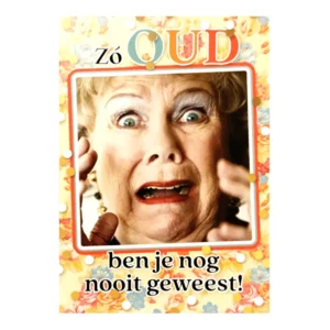 Kaart - Fun - Zó oud ben je nog nooit geweest! - BWH21-B
