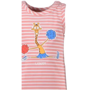 Slaapkleedje, Woody, thema giraf, kleur koraal-wit gestreept