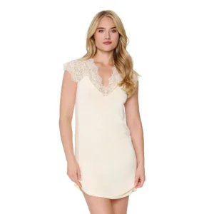 Lingadore Bamboo Basics nachthemd in lichtgeel