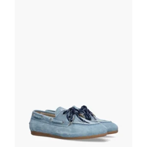Posa Boat Loafer Denim Dames Veterschoenen