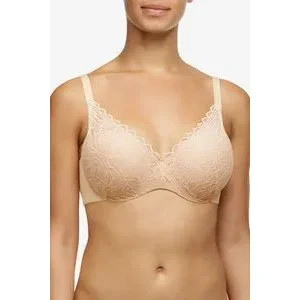 Chantelle voorgevormde beugelbh Floral Touch  C94260 kleur goudkleurig beige