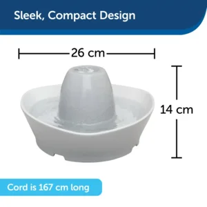Streamside Ceramic Pet Fountain - 1.8 L