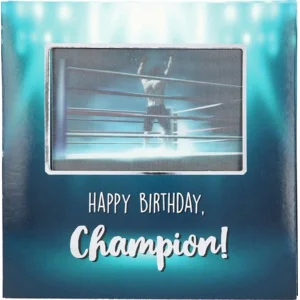 Kaart - 3D muziekkaart - Happy birthday, champion - 030A