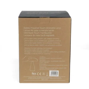 Rex London Tafellamp Touch Dimbare Paddenstoel Okergeel LED