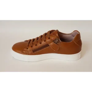 Maxime Tanghe Lage schoenen jongens Sneaker Cognac