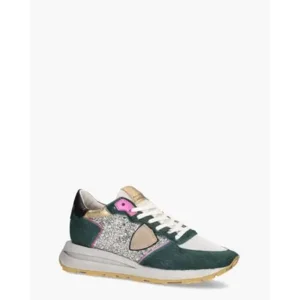 Philippe Model Tropez Haute Groen/Multicolor Damessneakers