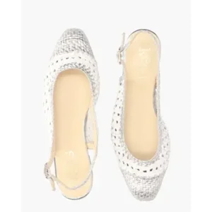 Maya Tropic Goud/Wit Slingbackpumps