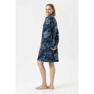 Mey Nostalgia nachthemd in blauw