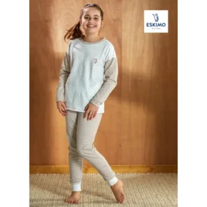 Eskimo Meisjes Pyjama Otilia gemoltoneerd ( ESK.1171)