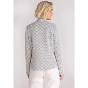 Frank Walder Blazer: Zwart / wit, met knopen ( WAL.100 )