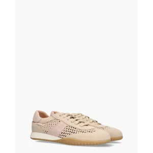 Rapid Soul Wiskje-2 Beige/Lichtroze Damessneakers