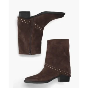 Cypres Bruin Dames Enkelboots