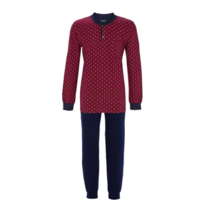 Ringella Pyjama heren: Bordeaux, katoen ( RIN.591 )