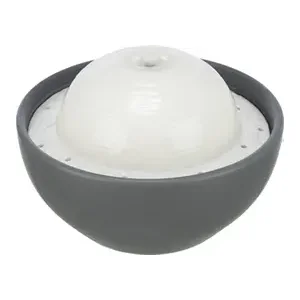 Trixie Vital Dome Drinkfontein Keramiek Grijs/Wit 1,5 Ltr