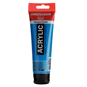 Acrylverf - 582 - Mangaan blauw phthalo - Amsterdam - 120ml