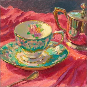 Kaartenmapje - 2 x 4 designs - Keimpe van der Kooi - Colorful - 12x12cm