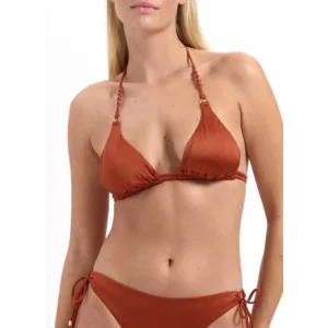 Cyell Treasure triangel bikini in roestbruin