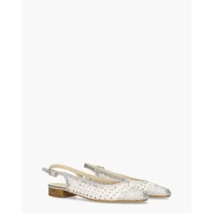 Maya Tropic Goud/Wit Slingbackpumps