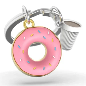 Sleutelhanger - Pink Donut