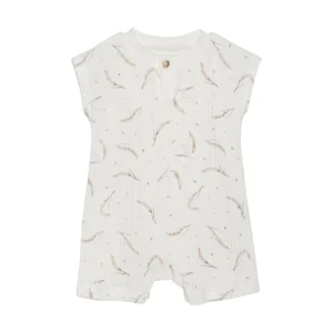 Fixoni Meisjes Shortsleeve Suite Rib Egret