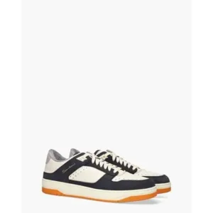 Santoni MBSA21865BARHKO Blauw/Wit Herensneakers