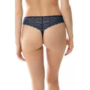 Mey Amourous Deluxe string in donkerblauw