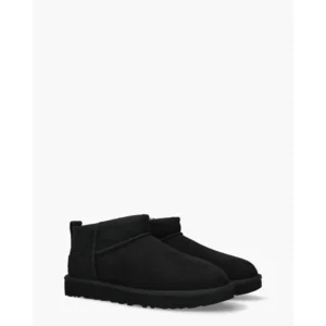 UGG Classic Ultra Mini Boot Black Dames Enkelboots