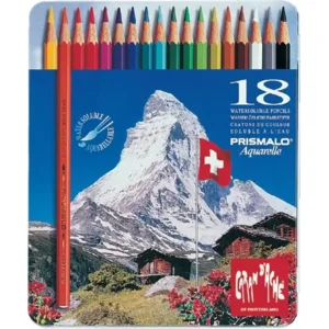 Kleurpotloden Caran d'Ache Prismalo Aquarel Doos Á 18 Stuks