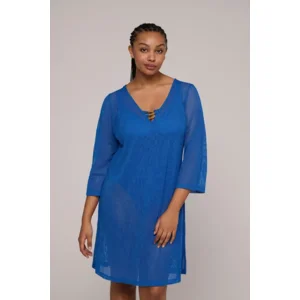 Prima Donna Swim Aswan tuniek in kobaltblauw
