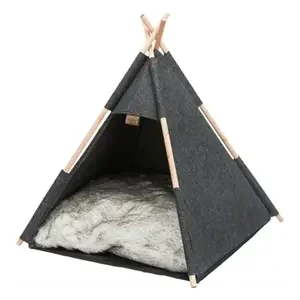 Trixie Kattenmand Tipi Vilt Antraciet 55 x 55 x 65 cm