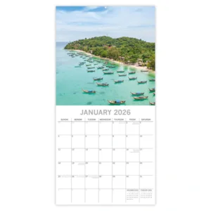 Kalender - 2026 - Thailand - 30x30cm