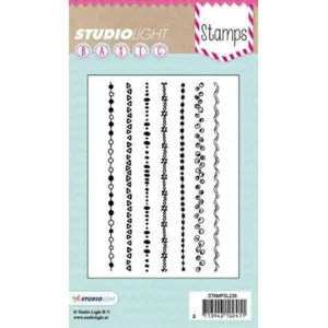 Clear stamp Studio Light randen slingerpatronen