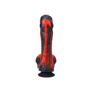 Doc Johnson Fort Troff Issued Tendril Stotende Vibrator Rood 21 Cm