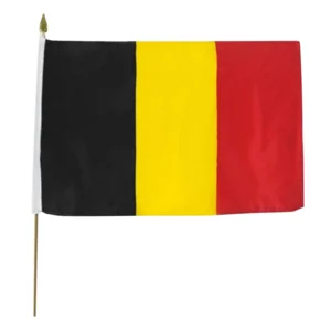 Vlag op stok - België - Stof - 30x45cm