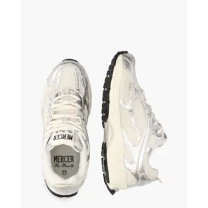 Mercer Amsterdam The Re-Run Pineapple 2.0 Off-White/Zilver Damessneakers