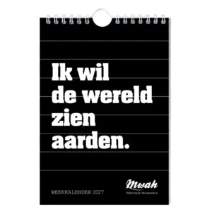 Weekkalender - 2027 - Mwah