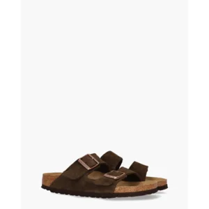 Birkenstock Arizona Bruin Suede Damesslippers