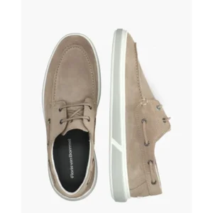 Floris Van Bommel De Booter 01.02 Taupe Heren Veterschoenen