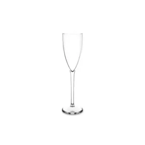 Set onbreekbare Champagneglazen (flut 12) wit 6 stuks 12cl graduatie 10cl
