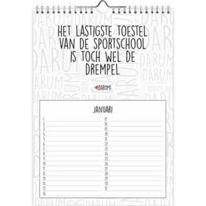 Verjaardagskalender - Darum