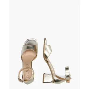 Di Lauro Dacia Goud Dames Sandalen