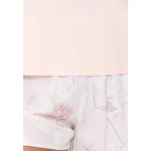 Lingadore Summer Flowers damespyjama  in abrikoos