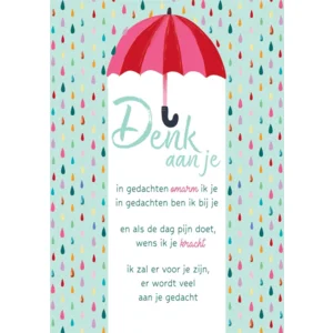 Kaart - Denk aan je - Lifetime of love - 01-LV.GBE.0038