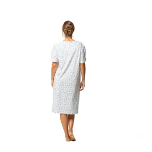 Egatex nachthemd: klassiek model, korte mouw, 100% Katoen ( EGA.465 )