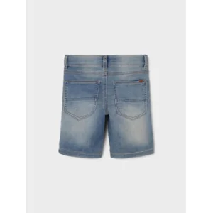 Name it Jongenskleding Jeans Bermuda Short Theo XSL Light Blue