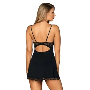 Obsessive Luvae Babydoll & String Zwart